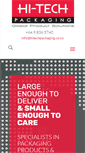 Mobile Screenshot of hitechpackaging.co.nz