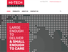 Tablet Screenshot of hitechpackaging.co.nz